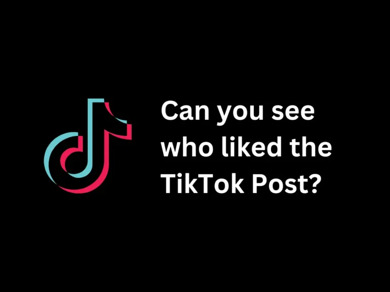 Can you see who liked the TikTok Post