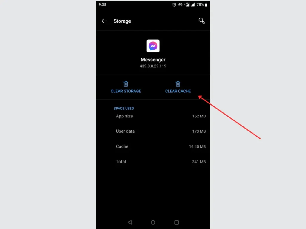 Third-Party Apps: Clear Messenger Cache