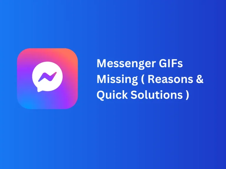 Messenger GIFs Missing