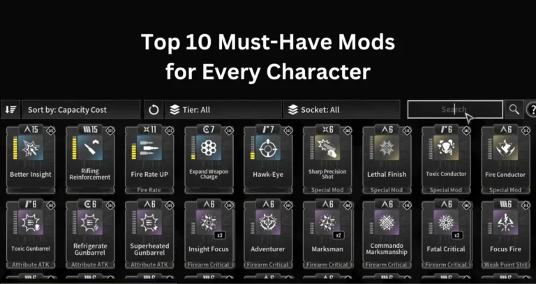 Top 10 Must-Have Mods for Every Character