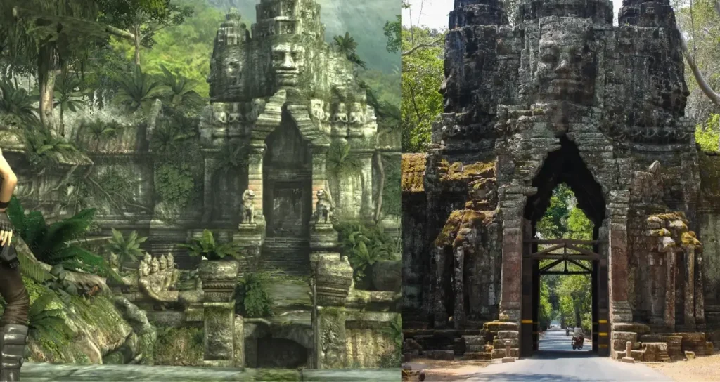 Tomb Raider Temple in Cambodia