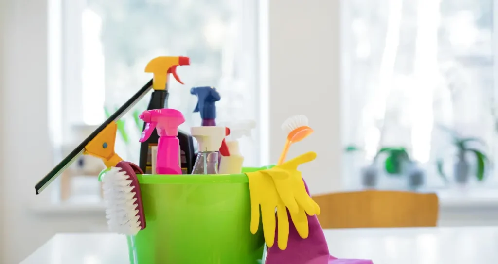 Keep Cleaning Supplies Readily Accessible