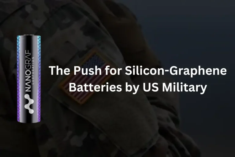 The Push for Silicon-Graphene Batteries by US Military