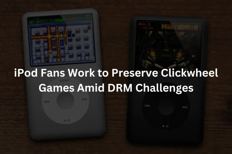 iPod Fans Work to Preserve Clickwheel Games Amid DRM Challenges