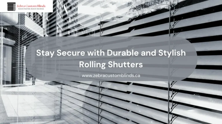 Stay Secure with Durable and Stylish Rolling Shutters