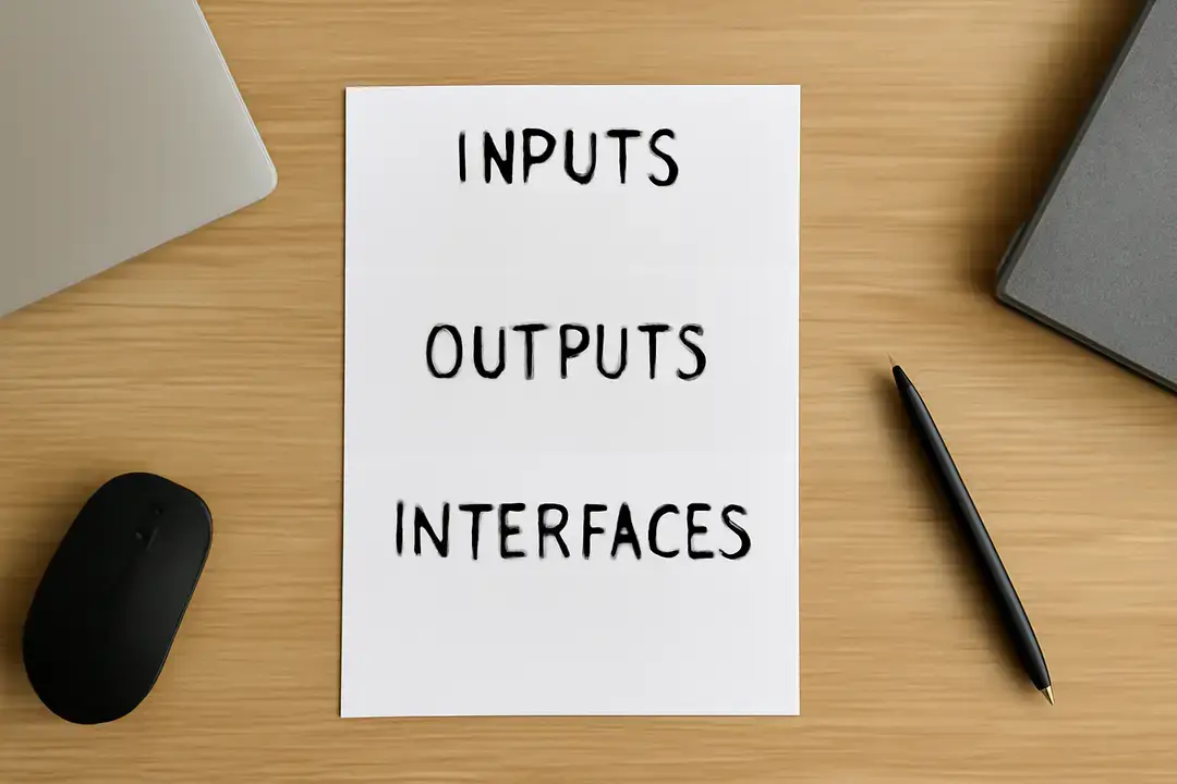 Inputs, Outputs, and Interfaces – Thinking Like a System