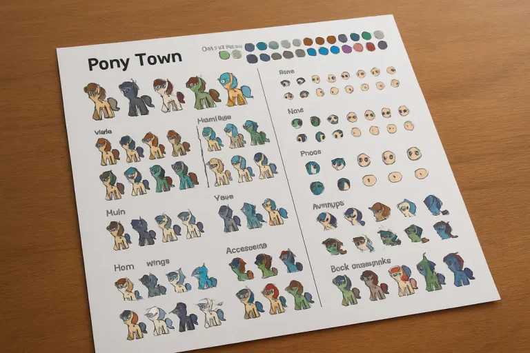 Pony Town character creator