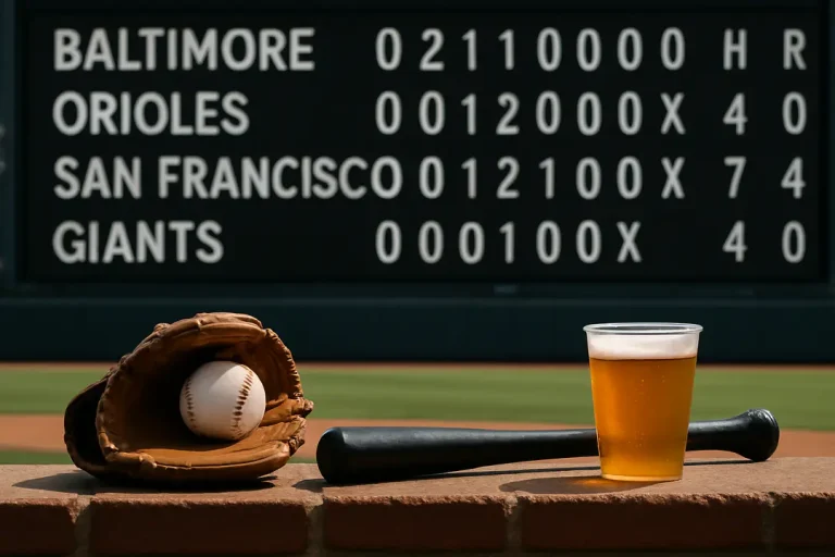 baltimore orioles vs san francisco giants match player stats