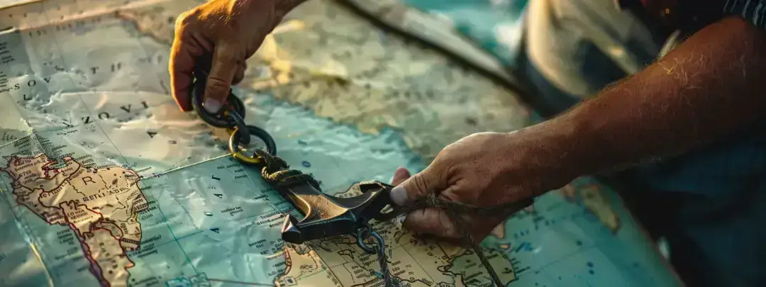 a professional link builder placing an anchor on a map of miami self storage units.