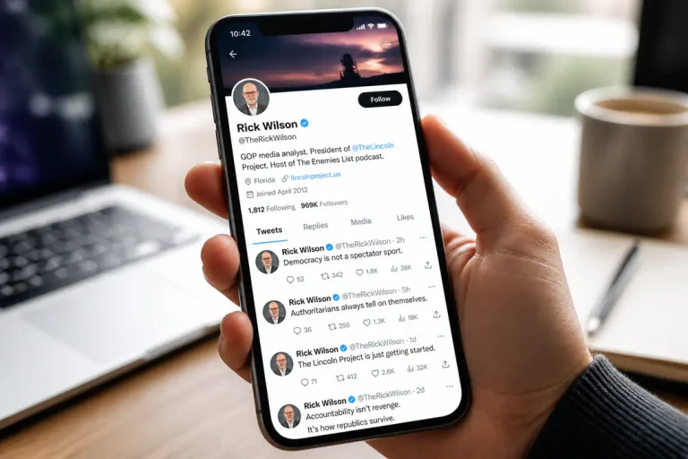 Rick Wilson Twitter: Official Profile & Recent Posts