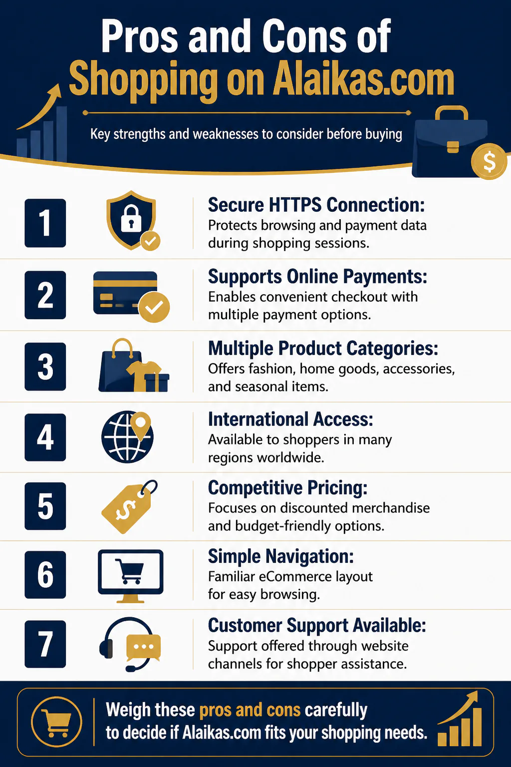 Pros and Cons of Shopping on Alaikas.com